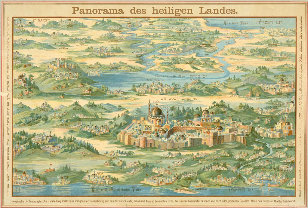 Schottlaender, 'Panorama des heiligen Landes', Breslau, circa 1900,  NLI